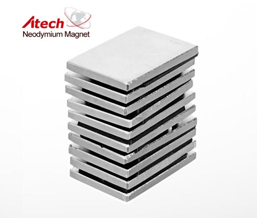 Magnetic Plate N42 2/3 inch x1/2 inch x1/16 inch Water Filter Magent Industrial Magnet