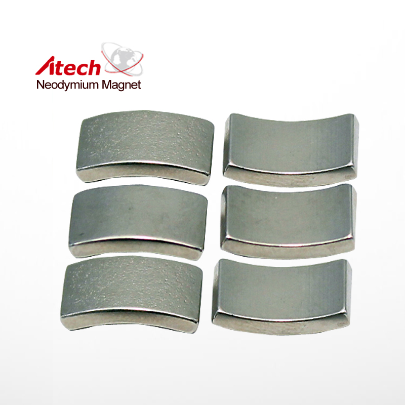 Nickel Coated N35 Neodymium Magnet Arc