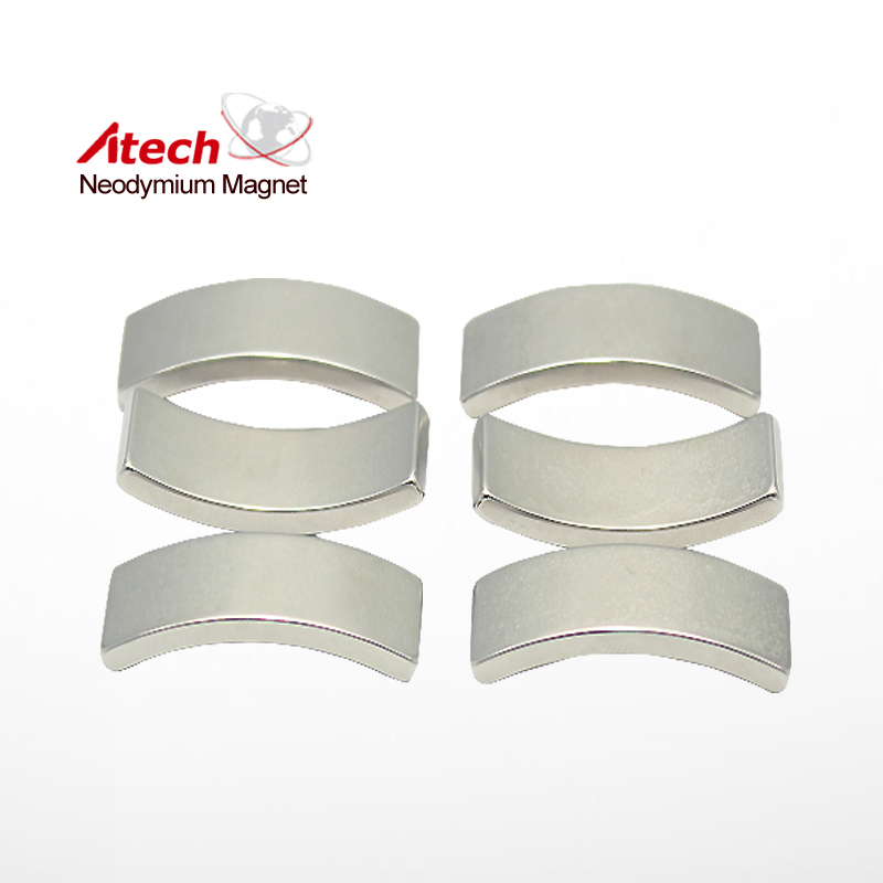 Nickel Coated N48 Neodymium Magnet Arc