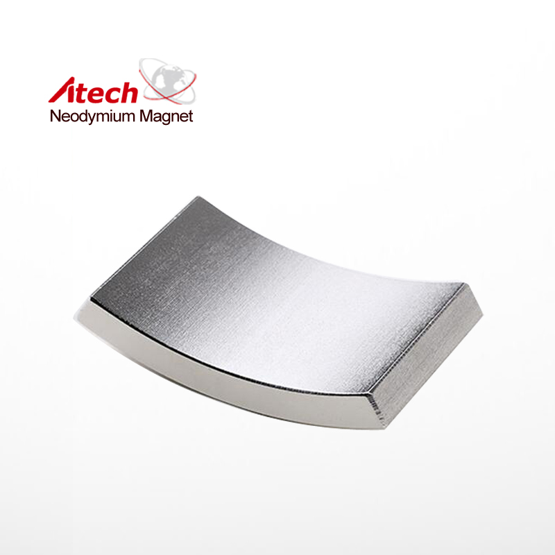 Nickel Coated N52 Neodymium Magnet Arc