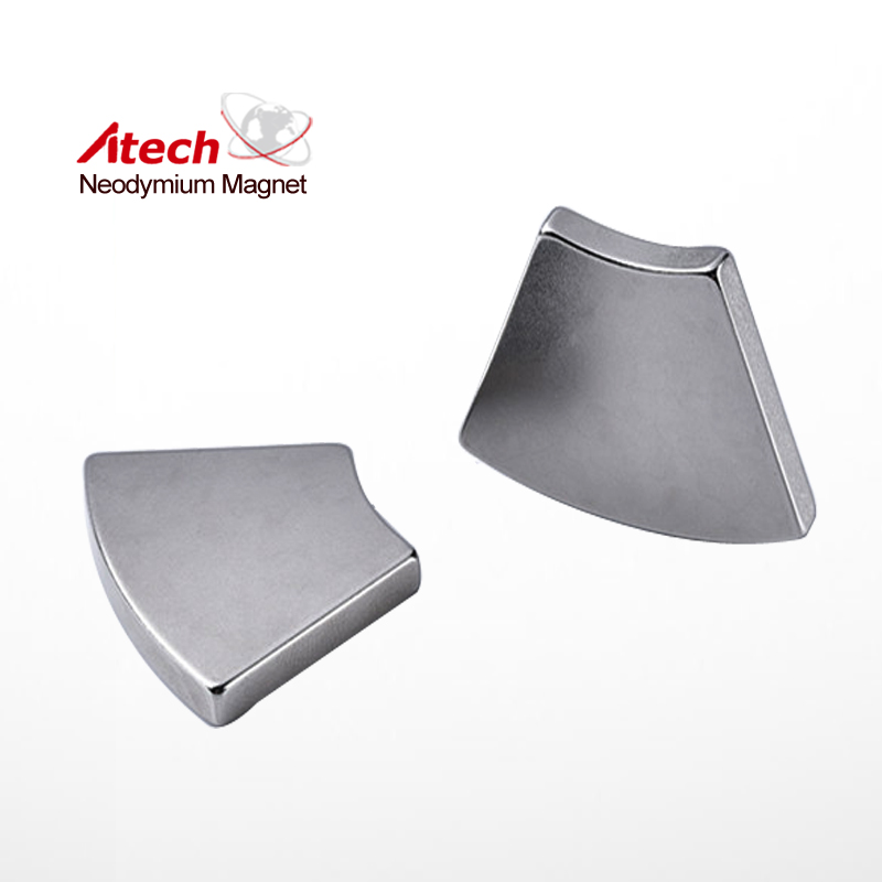 Nickel Coated N33EH Neodymium Magnet Segment