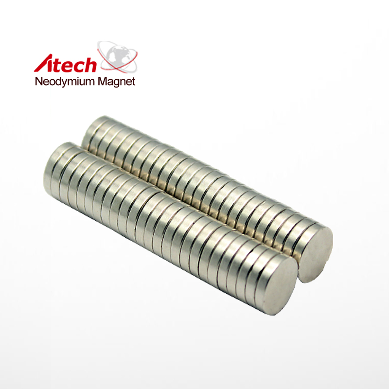 Nickel Coated N38 Neodymium Magnet Disc