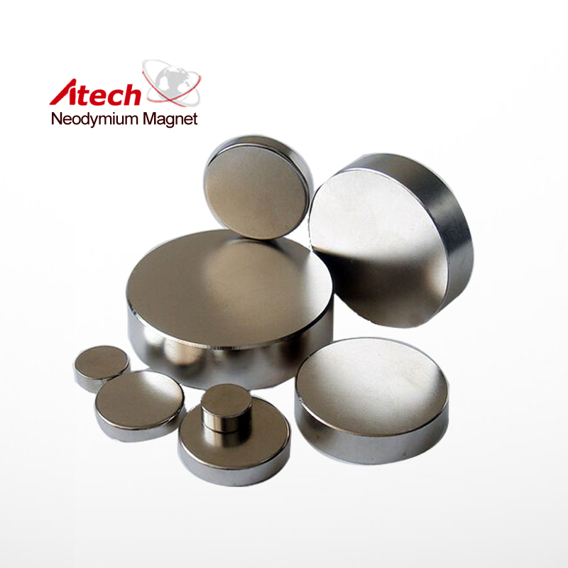 Nickel Coated N42 Neodymium Magnet Disc