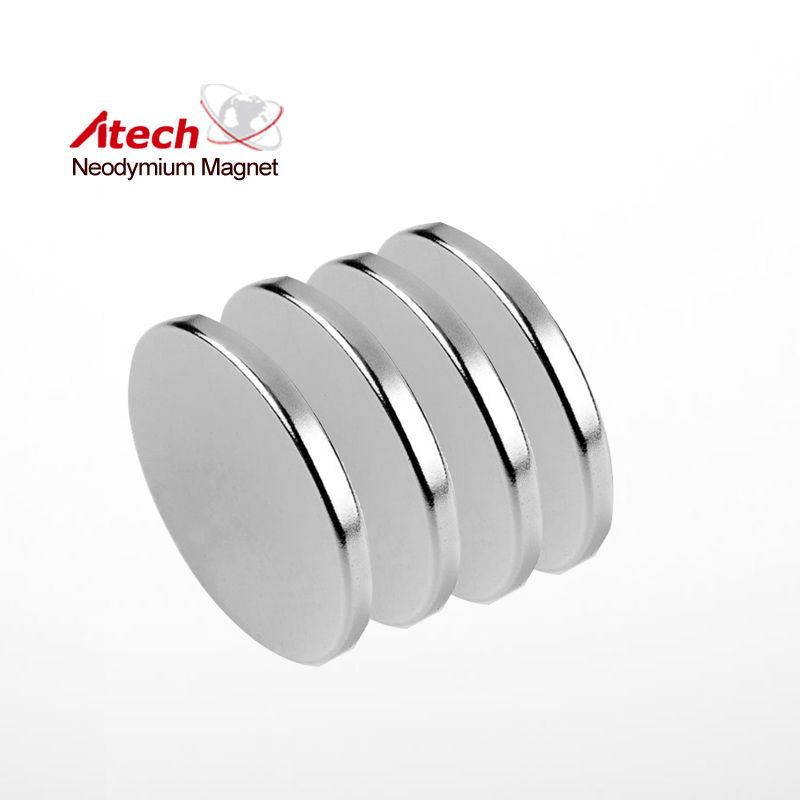 Nickel Coated N33M Neodymium Magnet Disc