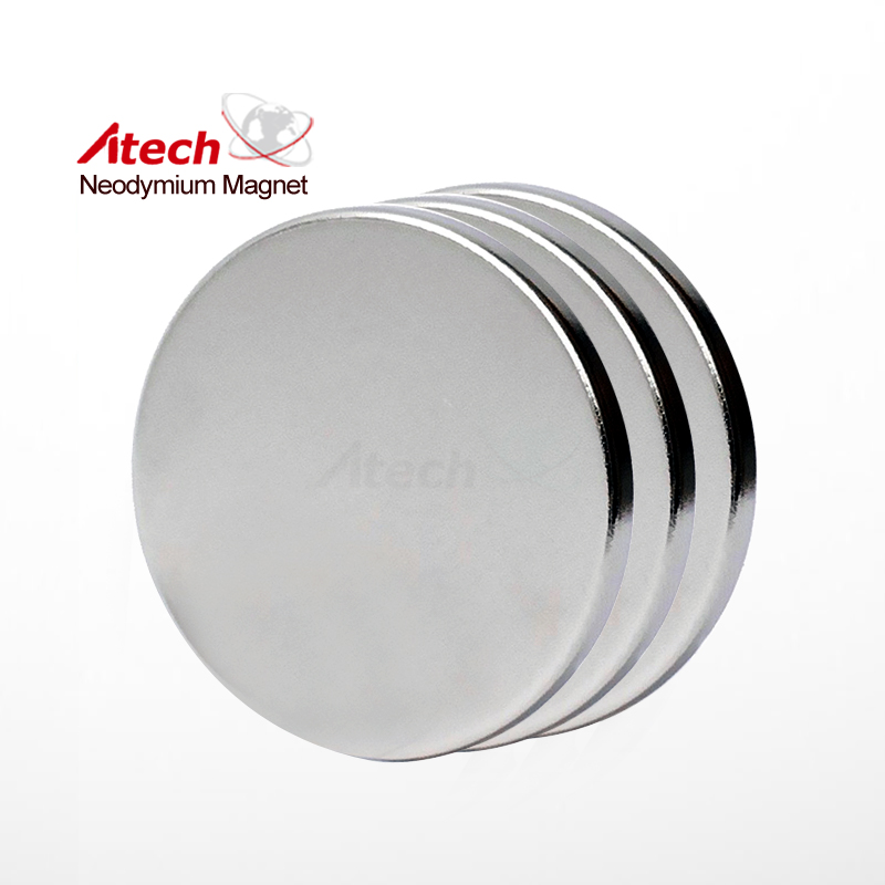 Nickel Coated N40M Neodymium Magnet Disc