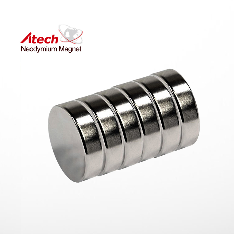 Nickel Coated N35H Neodymium Magnet Disc